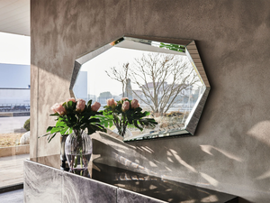 EMERALD - Wall-mounted octagonal mirror _ Cattelan Italia